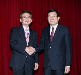 Chủ tịch nước tiếp đoàn doanh nghiệp Nhật Bản 